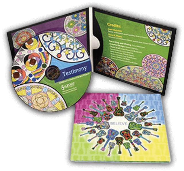 4-Panel Eco Wallet and Custom Printed Discs